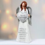 Personalised Any Message Resin Angel Ornament