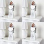 Personalised Any Message Resin Angel Ornament - Image 2
