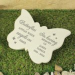 Personalised 'Butterflies Appear...' Memorial Resin Butterfly Graveside/Garden Ornament - Image 5