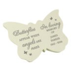 Personalised 'Butterflies Appear...' Memorial Resin Butterfly Graveside/Garden Ornament - Image 7