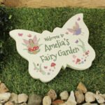Personalised Fairy Garden Resin Butterfly Garden Ornament - Image 3