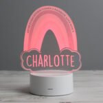 Personalised Rainbow Design LED Colour Changing Night Light - Image 5