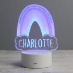 Personalised Rainbow Design LED Colour Changing Night Light - Image 7