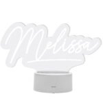 Personalised Name Only LED Colour Changing Desk Night Light - Image 7