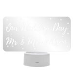 Personalised Any Message Polka Dot Design LED Colour Changing Night Light - Image 7