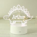 Personalised Children's Dinosaur Design LED Colour Changing Night Light - Image 3