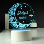 Personalised Any Message Eid & Ramadan LED Colour Changing Light - Image 3