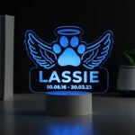 Personalised Pet Memorial Colour Changing LED Light - Image 3