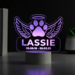 Personalised Pet Memorial Colour Changing LED Light - Image 4