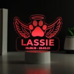 Personalised Pet Memorial Colour Changing LED Light - Image 5