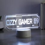 Personalised Gamer Tag LED Colour Changing Night Light - Image 7