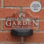 Personalised Garden Sign Design Outdoor LED Colour Changing Solar Light - Image 2