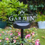 Personalised Garden Sign Design Outdoor LED Colour Changing Solar Light - Image 3
