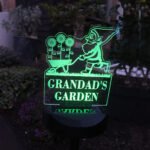 Personalised Gnome Design Outdoor LED Colour Changing Solar Light - Image 7