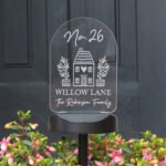 Personalised House Design Outdoor LED Colour Changing Solar Light - Image 4