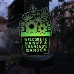 Personalised Plant Pot Design Outdoor Solar Colour Changing Light - Image 8