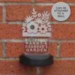 Personalised Plant Pot Design Outdoor Solar Colour Changing Light - Image 5