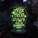 Personalised 'Trick or Treat' Halloween Outdoor LED Colour Changing Solar Light - Image 7