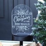 Personalised Family Christmas Outdoor LED Colour Changing Solar Light - Image 3
