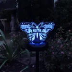 Personalised Butterfly Shaped Colour Changing LED Solar Light - Image 5