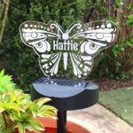 Personalised Butterfly Shaped Colour Changing LED Solar Light - Image 7