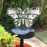 Personalised Butterfly Shaped Colour Changing LED Solar Light - Image 7