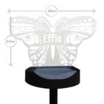 Personalised Butterfly Shaped Colour Changing LED Solar Light - Image 8