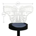 Personalised Butterfly Shaped Colour Changing LED Solar Light - Image 8