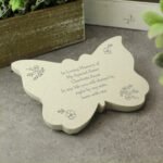 Personalised Floral Design Memorial Resin Butterfly Graveside/Garden Ornament - Image 3