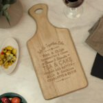 Personalised 'We Go Together Like....' Wooden Paddle Board