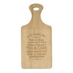 Personalised 'We Go Together Like....' Wooden Paddle Board - Image 6