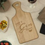 Personalised 'Gin Board' Wooden Paddle Board - Image 3