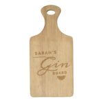 Personalised 'Gin Board' Wooden Paddle Board - Image 6
