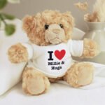 Personalised Big Heart Design Plush Teddy Bear - Image 4