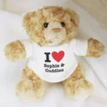 Personalised Big Heart Motif Plush Teddy Bear - Image 3
