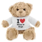 Personalised Big Heart Motif Plush Teddy Bear - Image 4