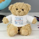 Personalised Blue ‘Twinkle Twinkle Little Star’ Plush Teddy Bear - Image 2