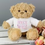 Personalised Pink 'Twinkle Twinkle Little Star' Plush Teddy Bear - Image 2