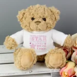 Personalised Pink 'Twinkle Twinkle Little Star' Plush Teddy Bear - Image 2