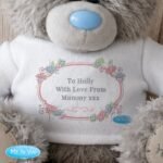 Personalised Me to You Floral Design Plush Teddy Bear - Image 2
