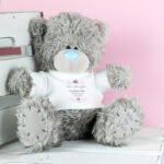Personalised Me to You Flower Motif Female Wedding Plush Teddy Bear