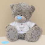 Personalised Me to You Flower Motif Female Wedding Plush Teddy Bear - Image 2