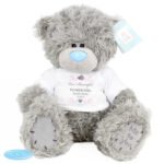 Personalised Me to You Flower Motif Female Wedding Plush Teddy Bear - Image 3