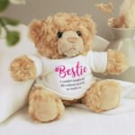 Personalised '#Bestie' Plush Teddy Bear - Image 3