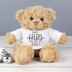 Personalised 'If You Need A Hug' Plush Teddy Bear - Image 3