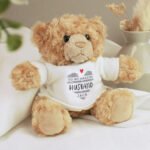 Personalised Scribble Heart Design Plush Teddy Bear - Image 3