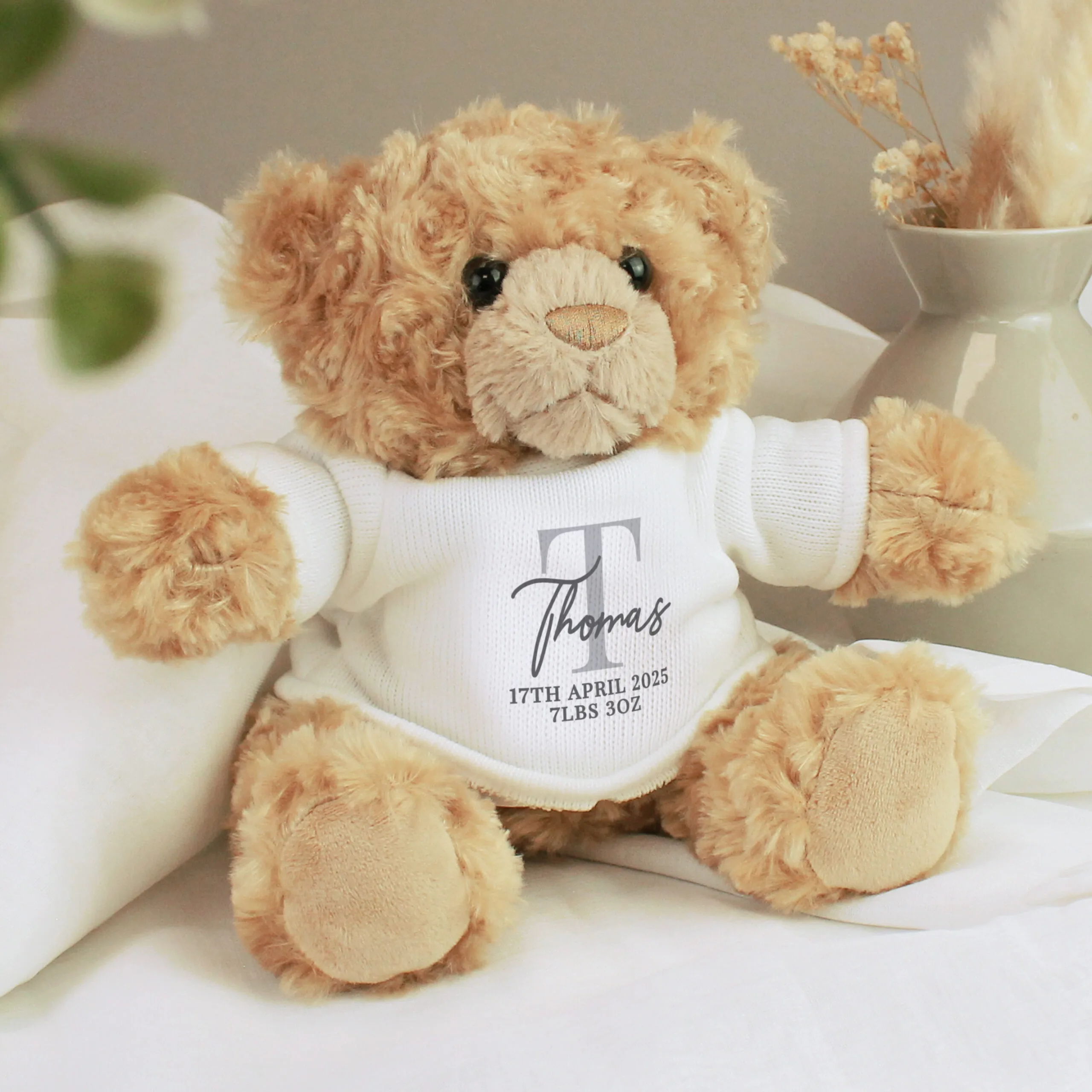 Personalised Initial & Name Plush Teddy Bear - Image 2