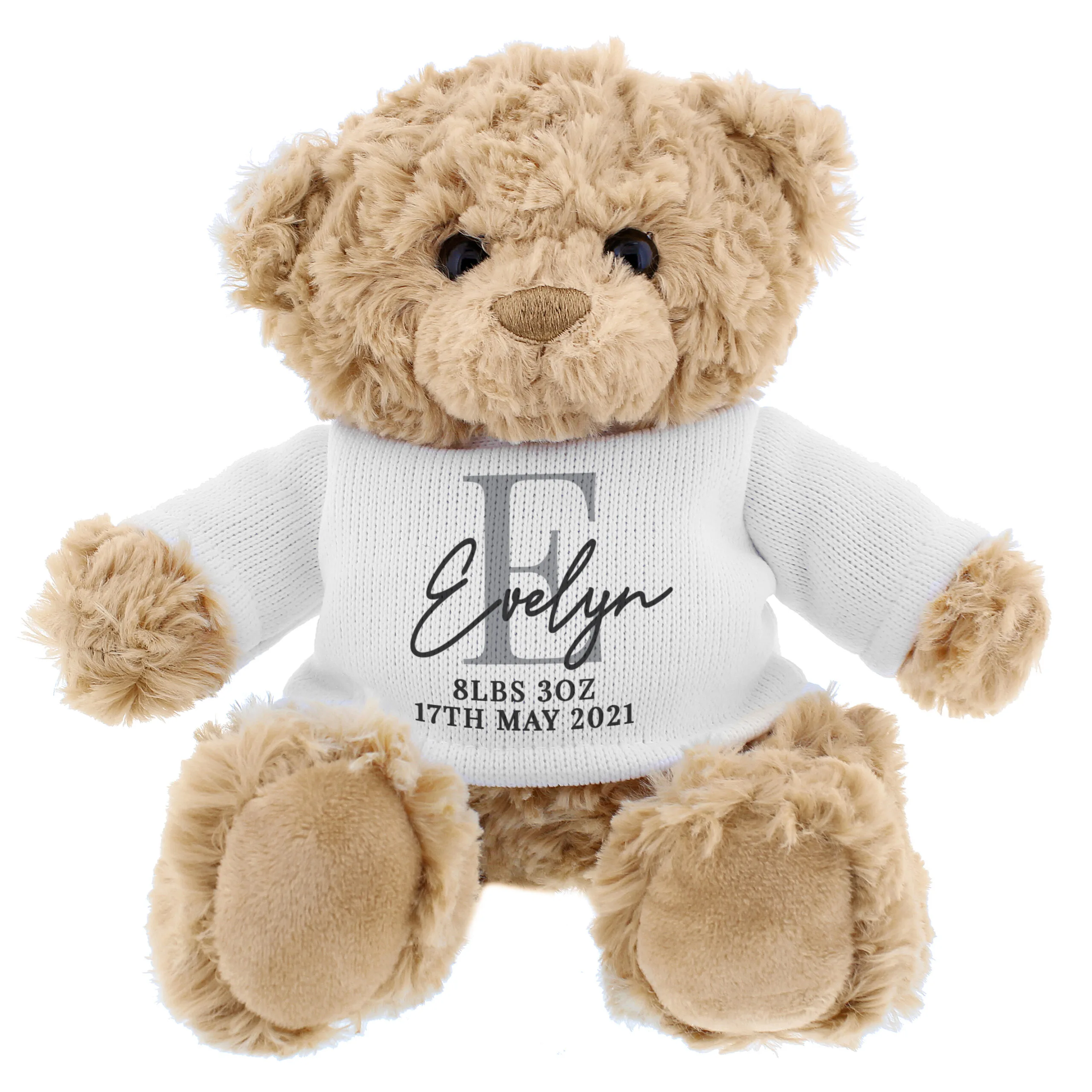 Personalised Initial & Name Plush Teddy Bear - Image 4