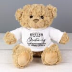 Personalised 'On Your Christening' Plush Teddy Bear