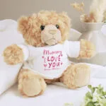 Personalised 'I Love You' Hearts Design Plush Teddy Bear - Image 5